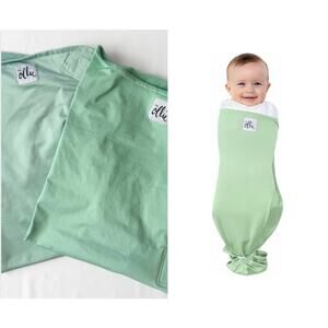 Lot of 2 The Ollie Swaddle Sage Green Moisture Wicking One Size